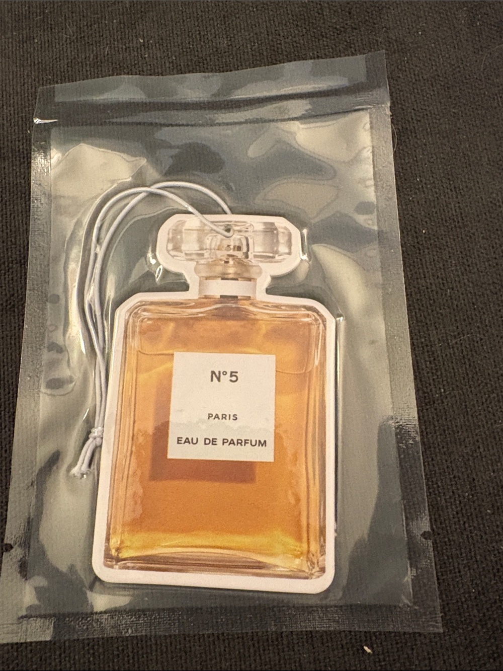 Fashion designer Bottle Air Freshener - Amber & Clear
